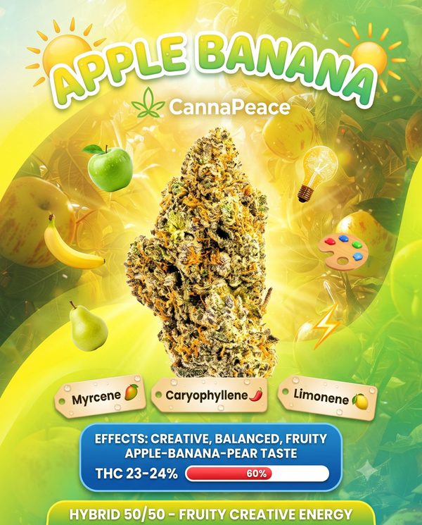 Apple Banana — CannaPeace premium cannabis flower